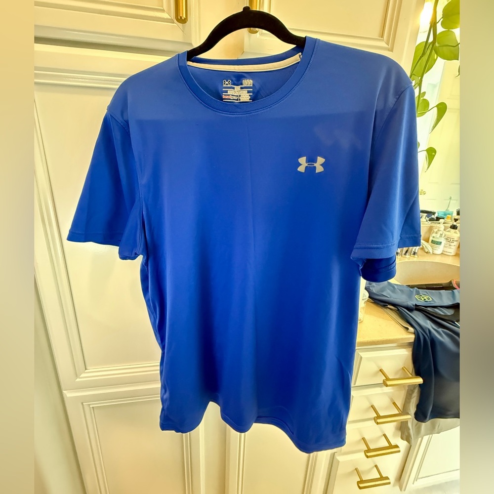 Under Armour HeatGear Performance Tee – Royal Blue – Size Large